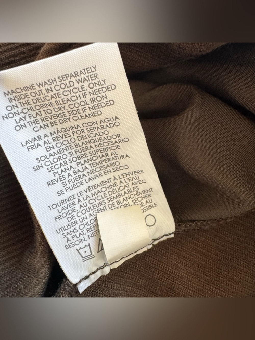 Cabi Academy Trousers Wide Leg High Rise Rib Ponte Olive Green Wren 4132R - Picture 13 of 13